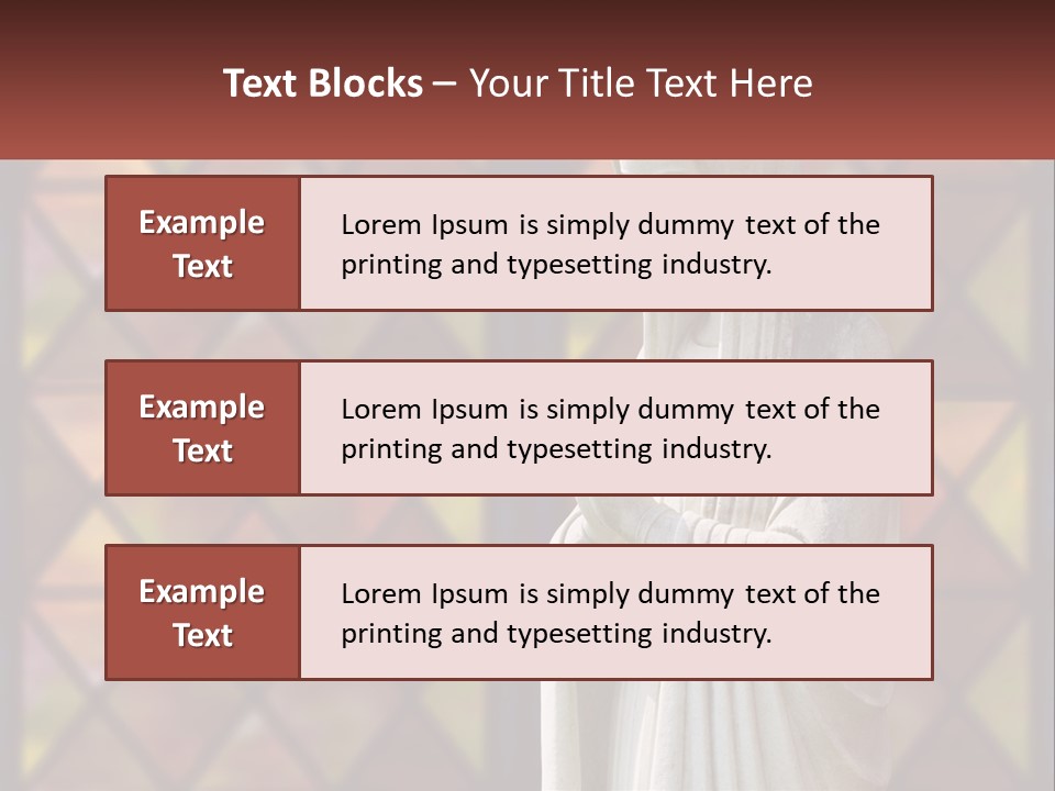 Older Daughter Beach PowerPoint Template