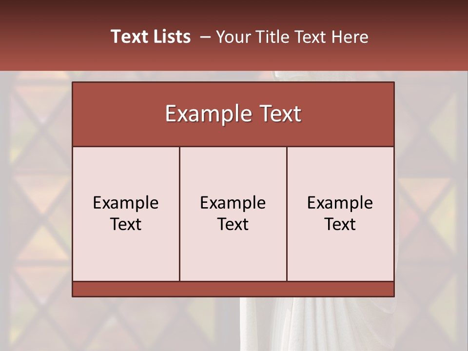 Older Daughter Beach PowerPoint Template