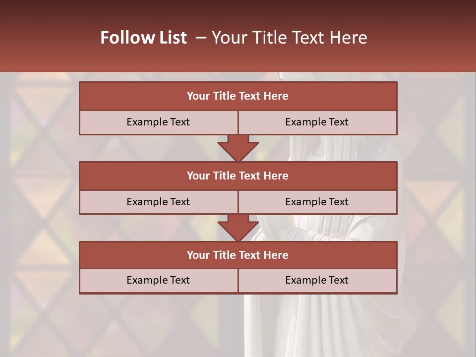 Older Daughter Beach PowerPoint Template