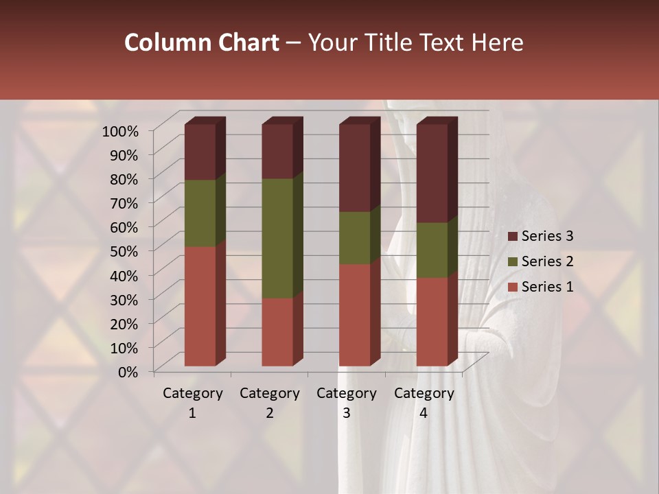 Older Daughter Beach PowerPoint Template