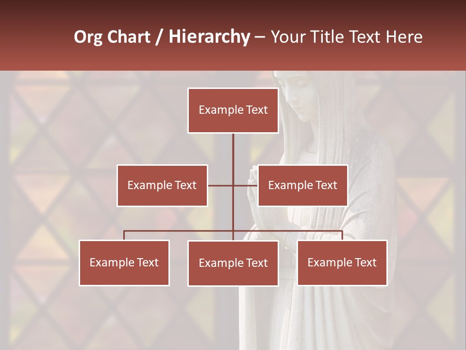 Older Daughter Beach PowerPoint Template