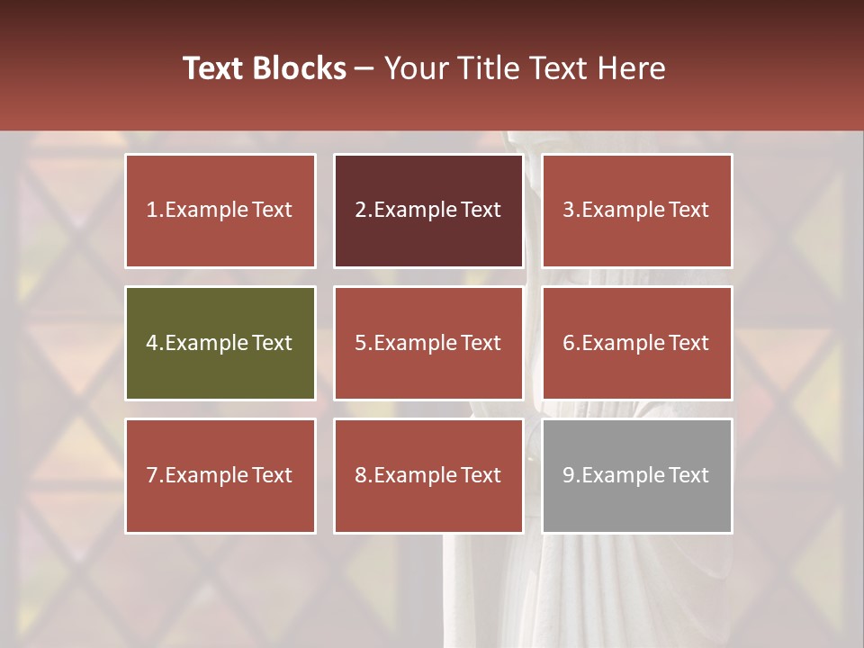 Older Daughter Beach PowerPoint Template