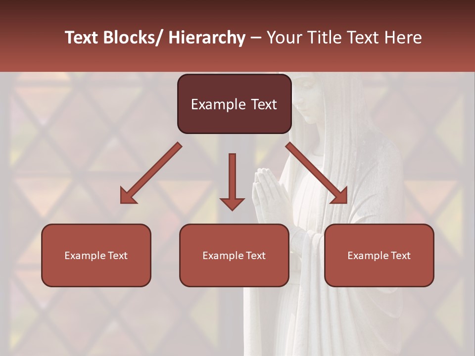 Older Daughter Beach PowerPoint Template