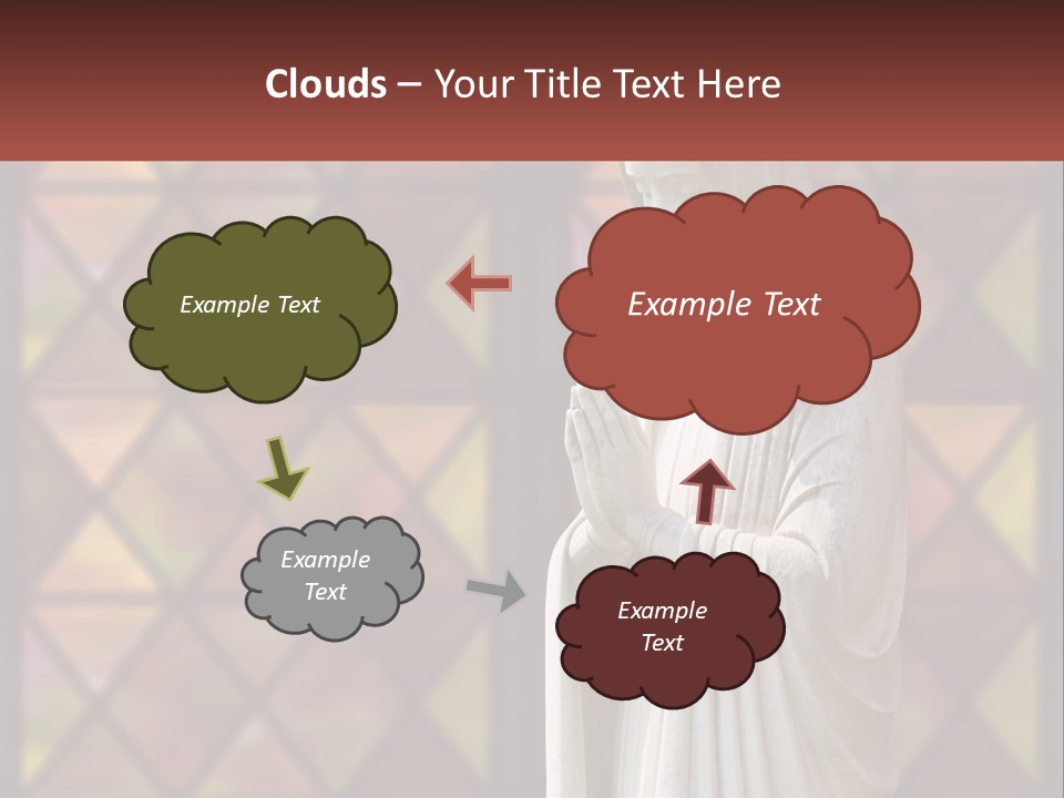 Older Daughter Beach PowerPoint Template