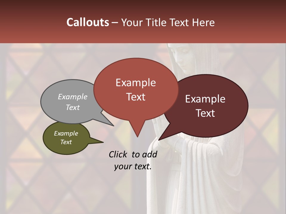 Older Daughter Beach PowerPoint Template