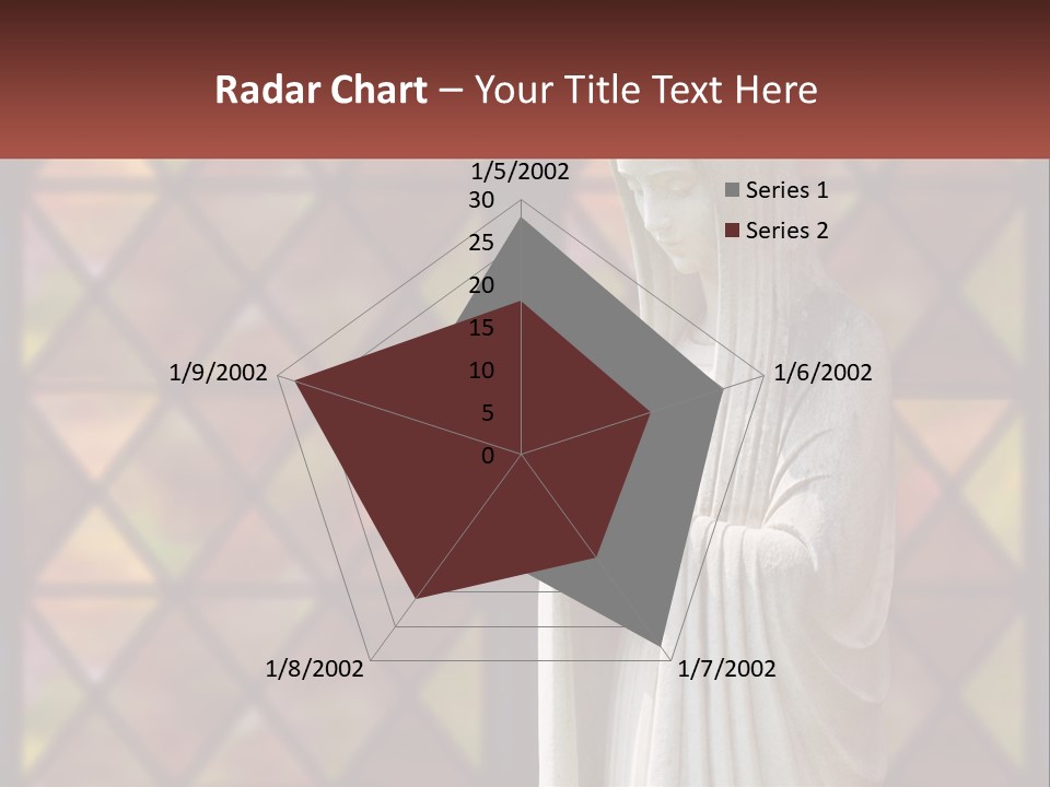 Older Daughter Beach PowerPoint Template