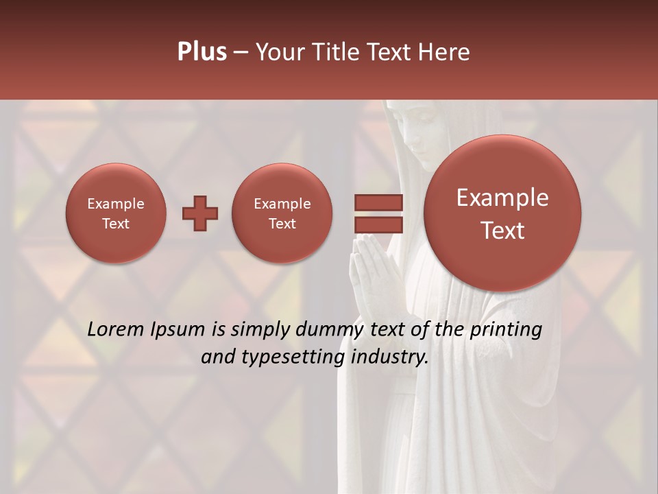 Older Daughter Beach PowerPoint Template