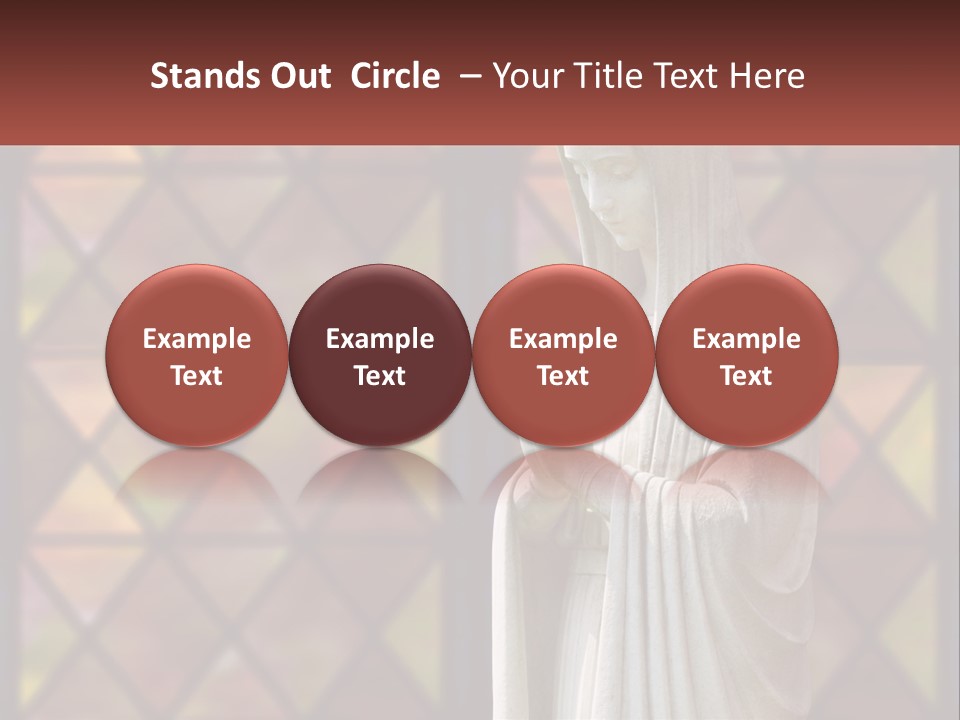 Older Daughter Beach PowerPoint Template