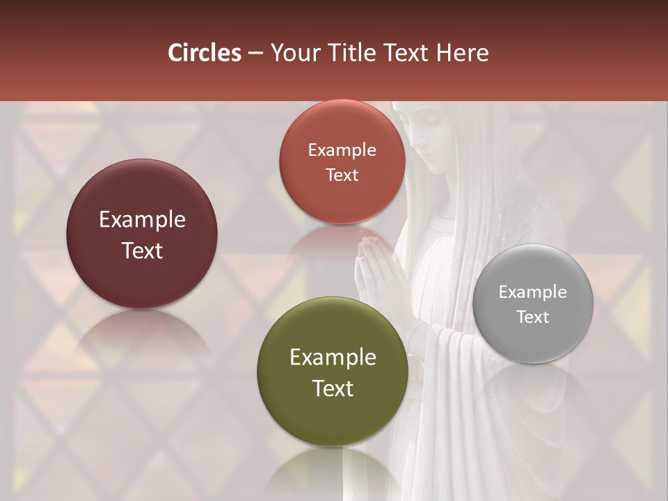 Older Daughter Beach PowerPoint Template