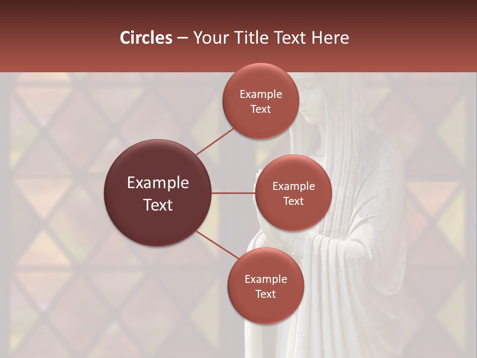 Older Daughter Beach PowerPoint Template