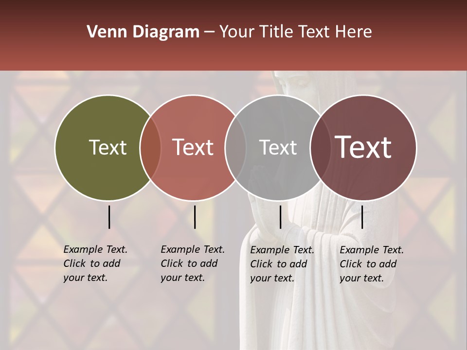 Older Daughter Beach PowerPoint Template