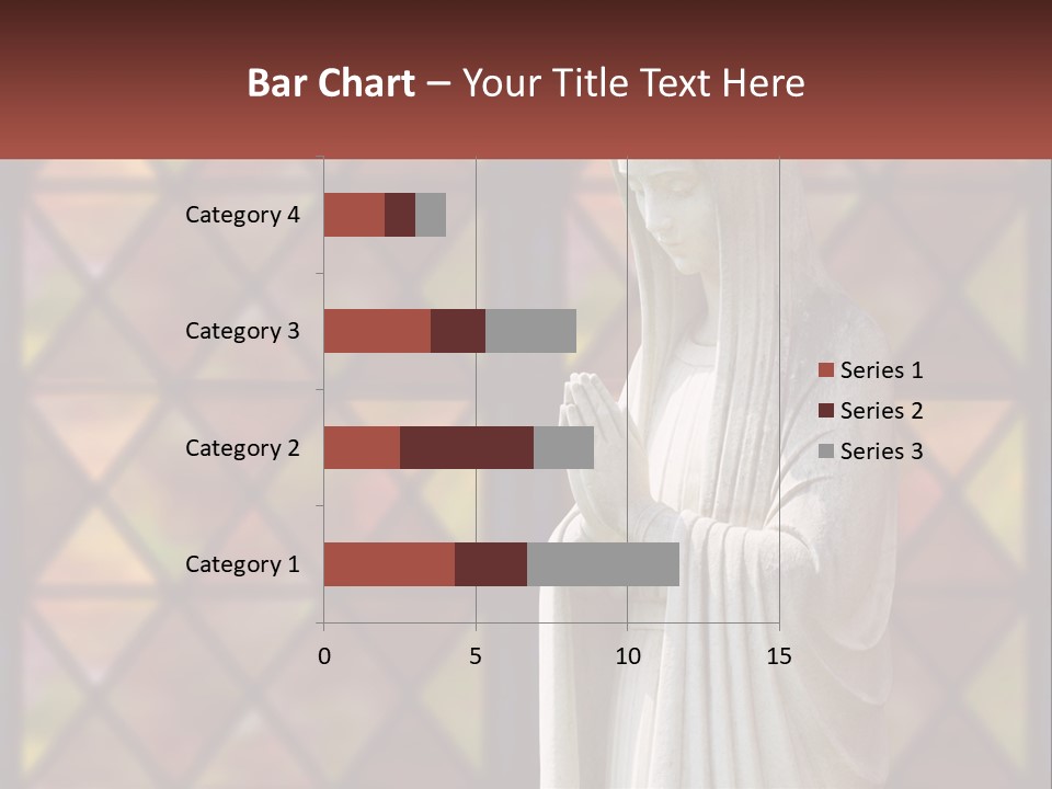 Older Daughter Beach PowerPoint Template