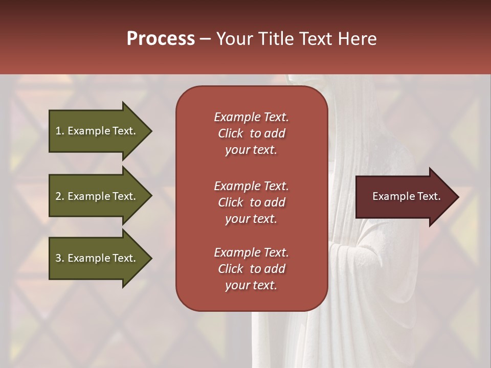 Older Daughter Beach PowerPoint Template