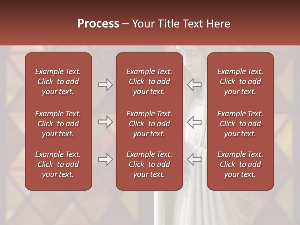 Older Daughter Beach PowerPoint Template