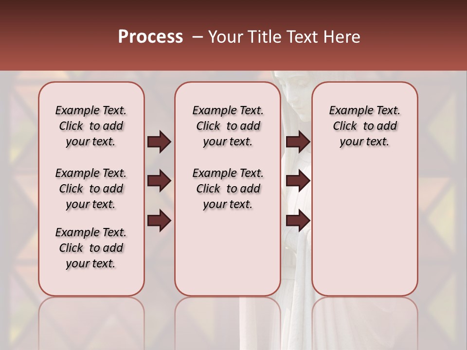 Older Daughter Beach PowerPoint Template