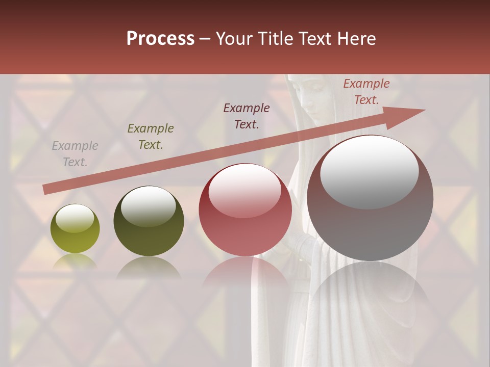 Older Daughter Beach PowerPoint Template