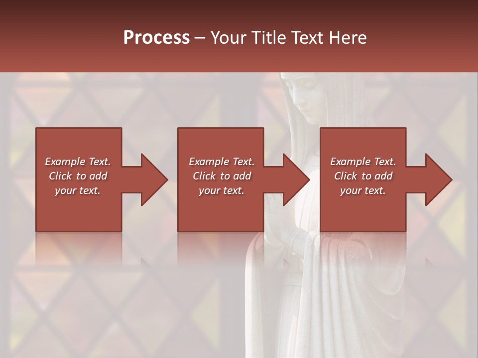 Older Daughter Beach PowerPoint Template