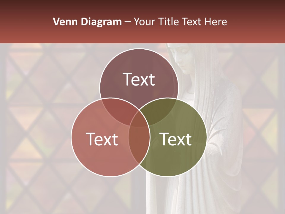 Older Daughter Beach PowerPoint Template