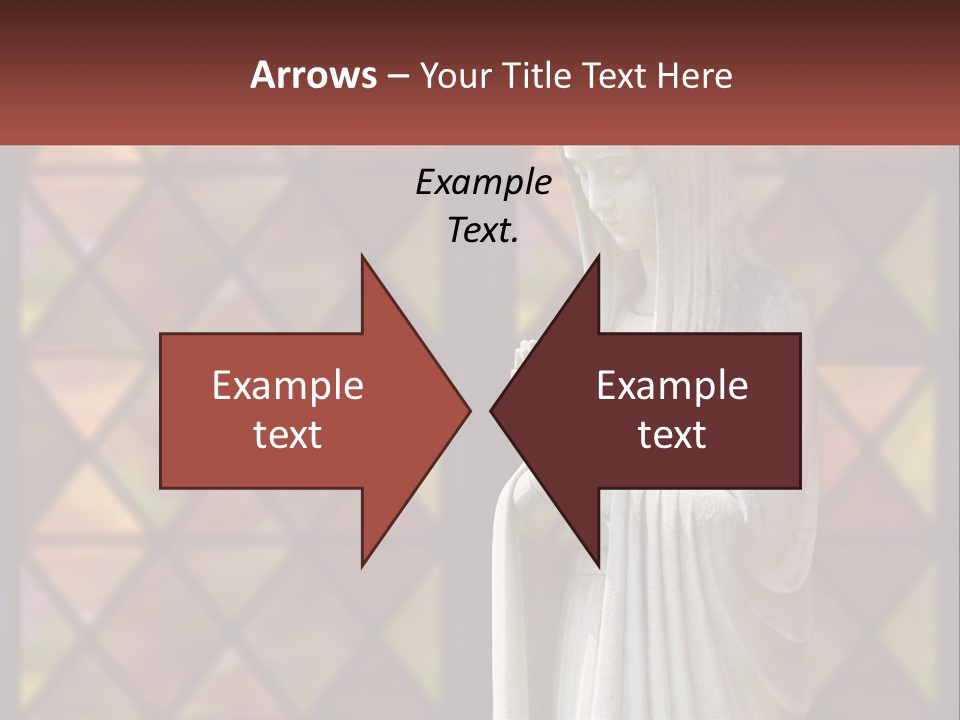Older Daughter Beach PowerPoint Template