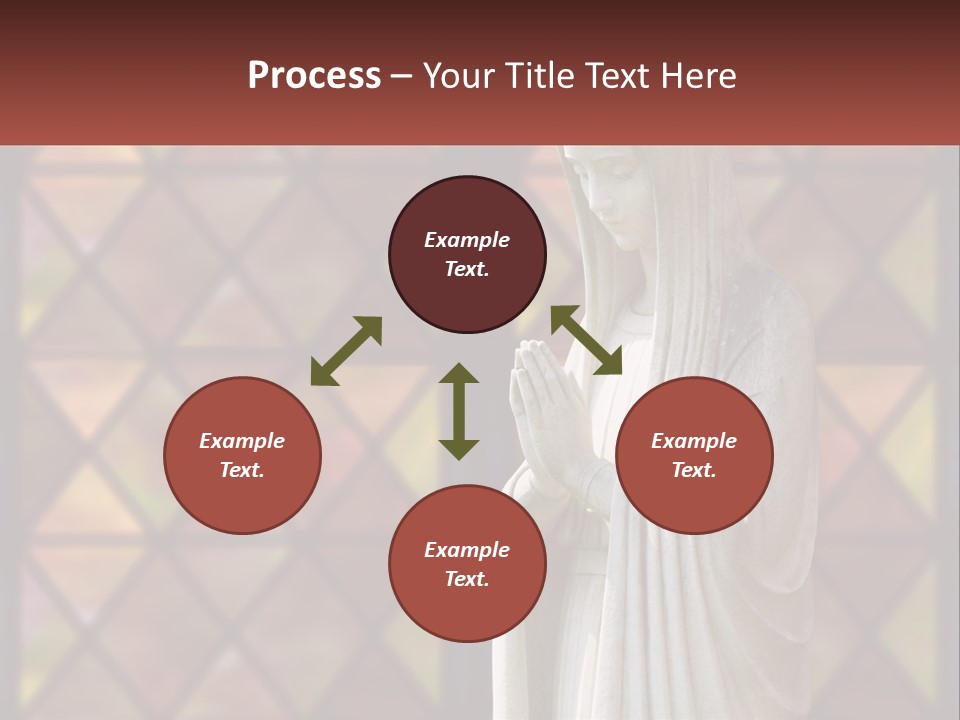 Older Daughter Beach PowerPoint Template