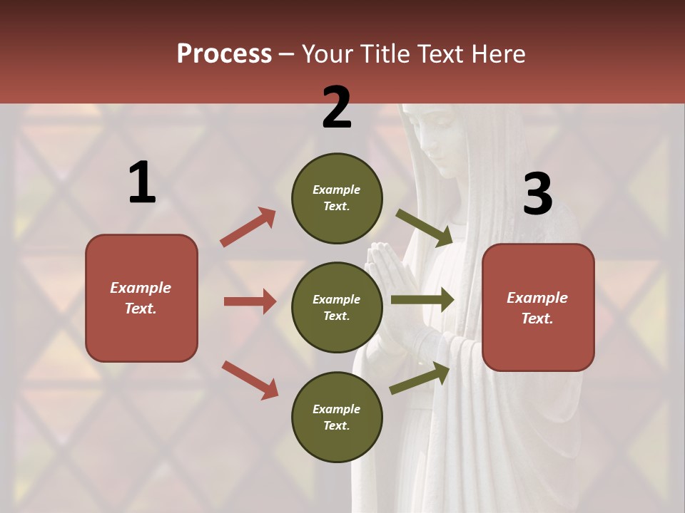 Older Daughter Beach PowerPoint Template