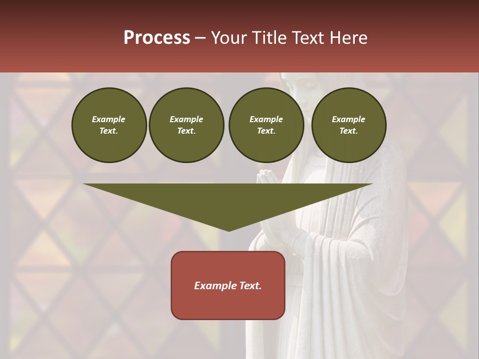 Older Daughter Beach PowerPoint Template