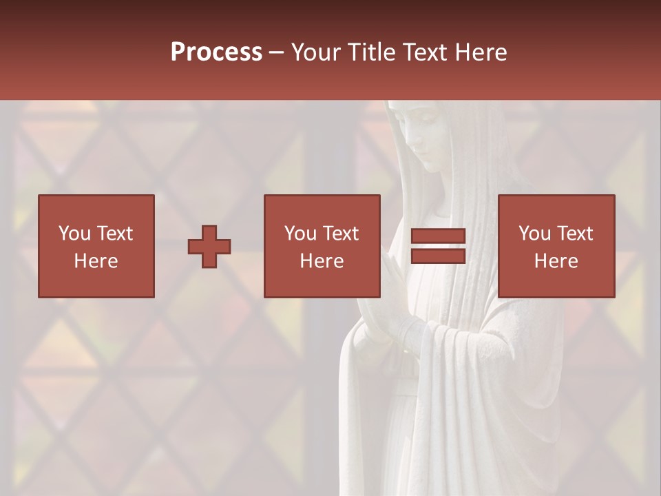 Older Daughter Beach PowerPoint Template