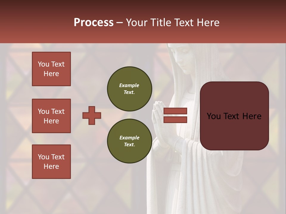 Older Daughter Beach PowerPoint Template