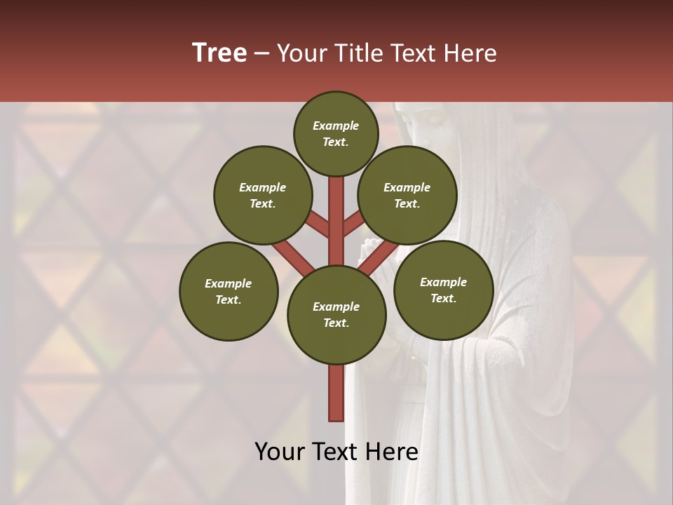 Older Daughter Beach PowerPoint Template