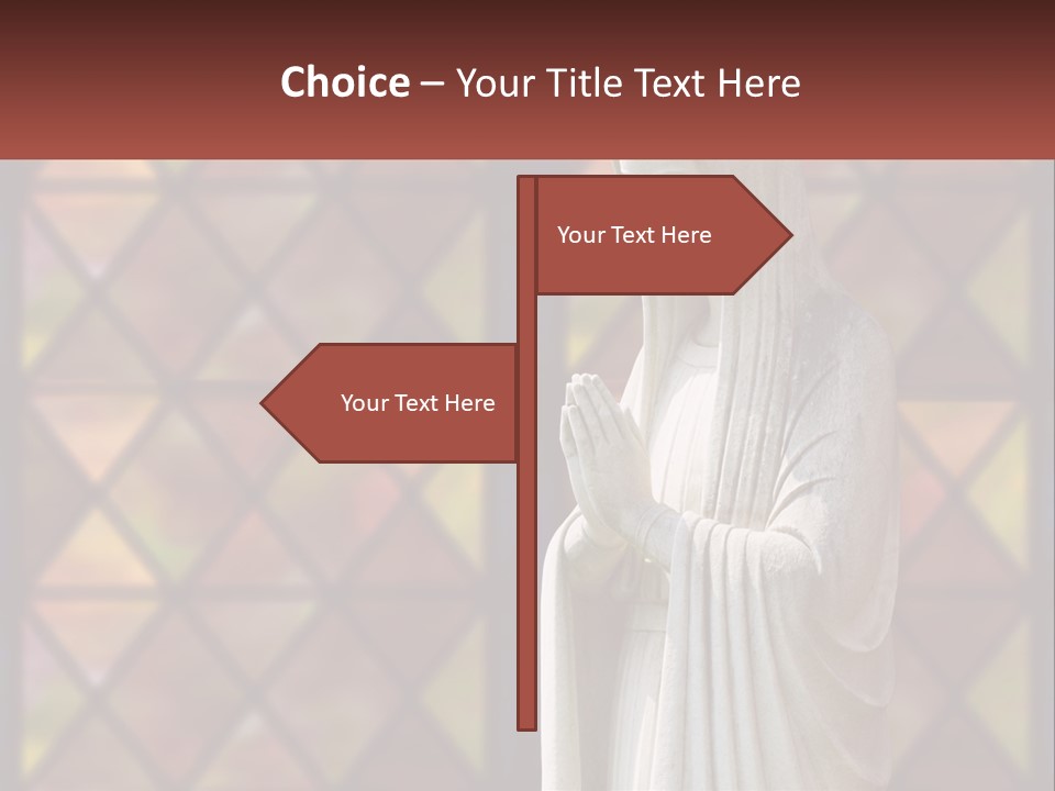 Older Daughter Beach PowerPoint Template