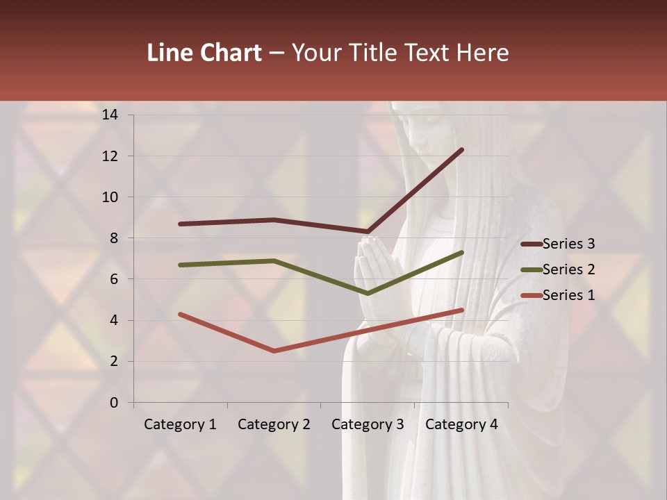 Older Daughter Beach PowerPoint Template