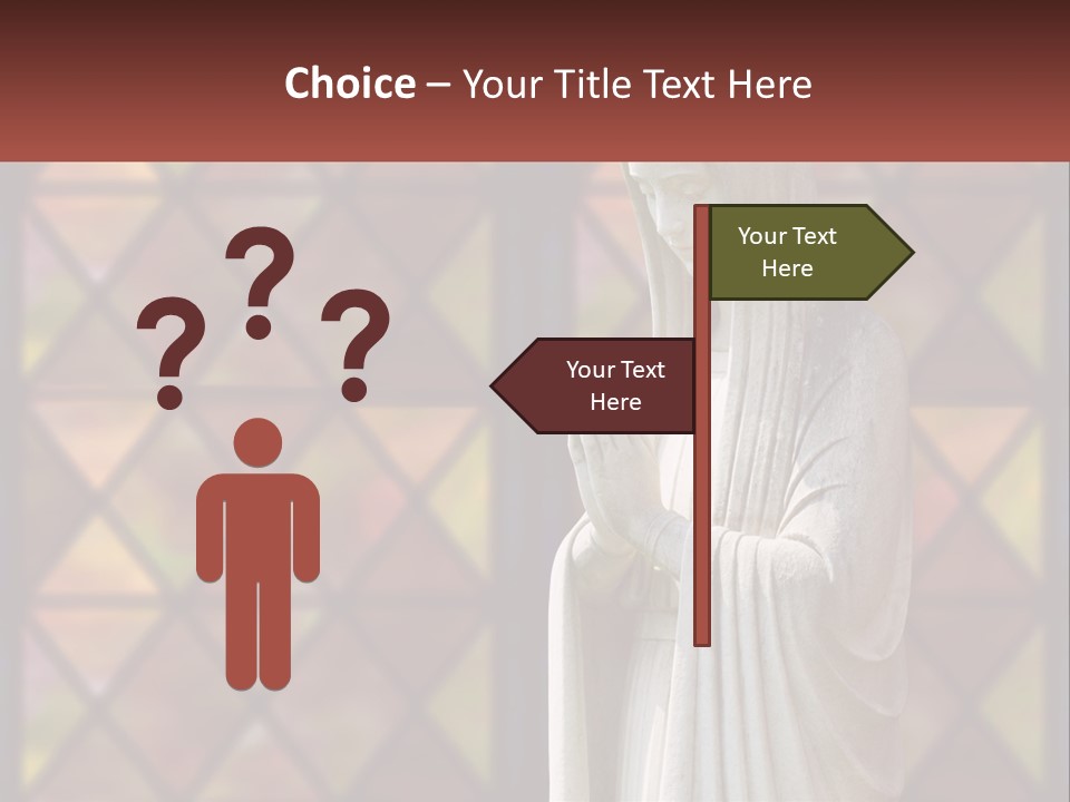 Older Daughter Beach PowerPoint Template