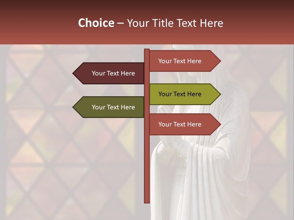 Older Daughter Beach PowerPoint Template