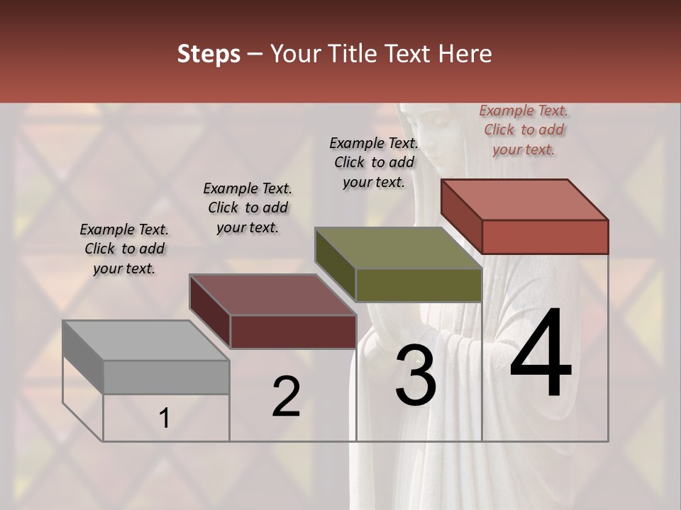 Older Daughter Beach PowerPoint Template