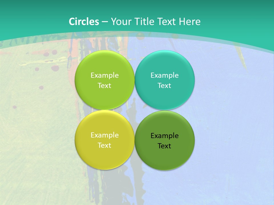 Standing Peaceful Pensioner PowerPoint Template