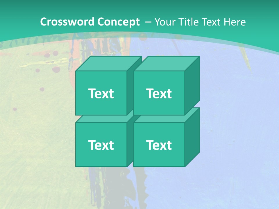 Standing Peaceful Pensioner PowerPoint Template