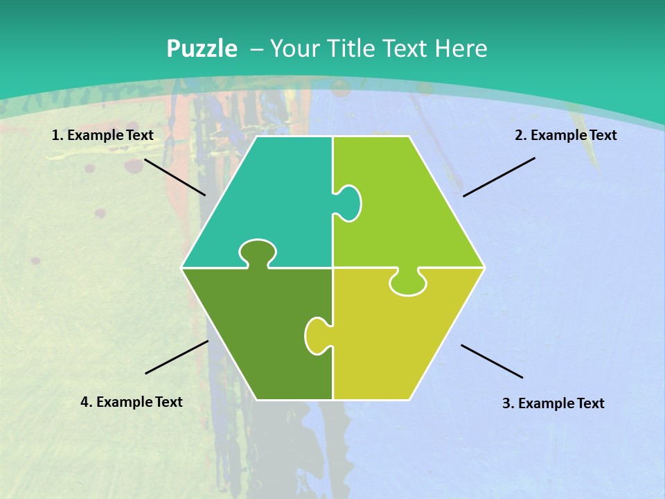 Standing Peaceful Pensioner PowerPoint Template
