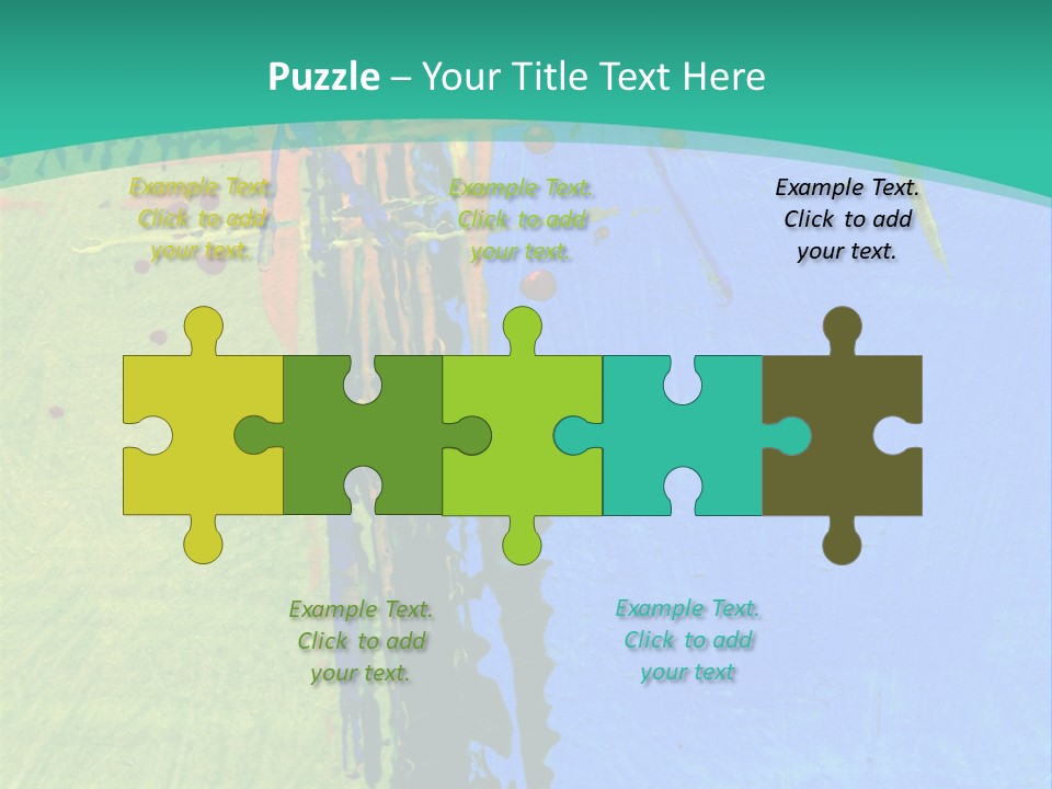 Standing Peaceful Pensioner PowerPoint Template