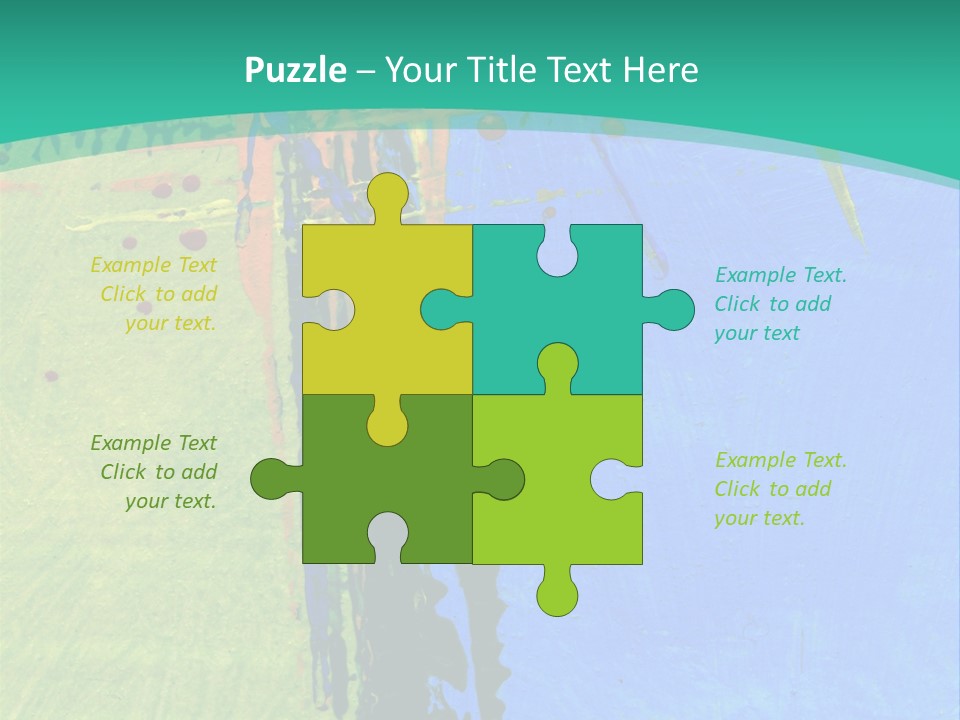 Standing Peaceful Pensioner PowerPoint Template