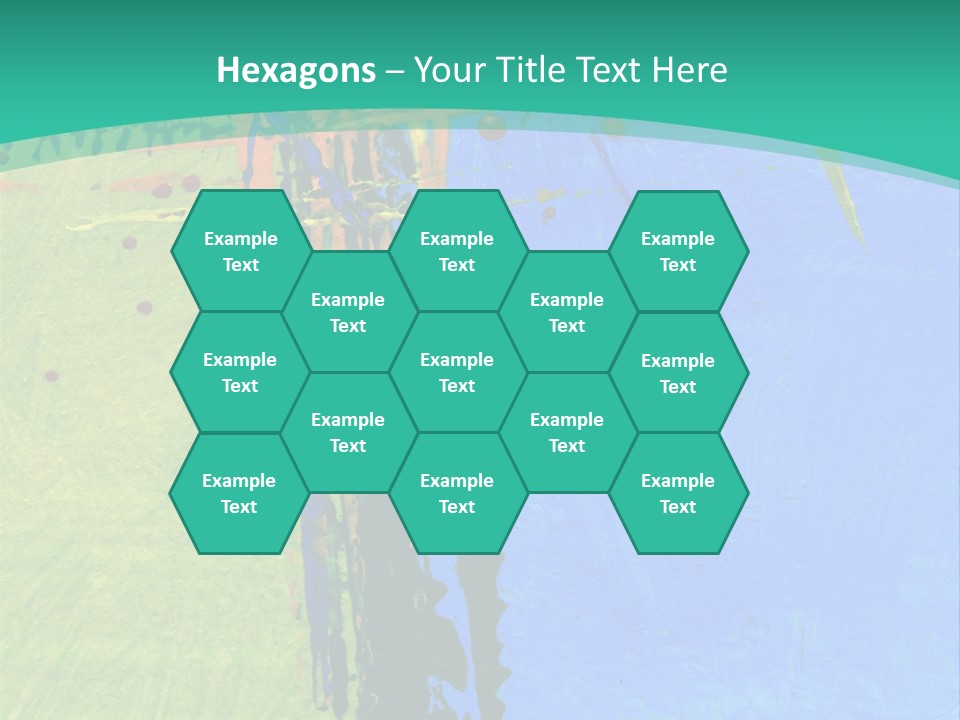 Standing Peaceful Pensioner PowerPoint Template