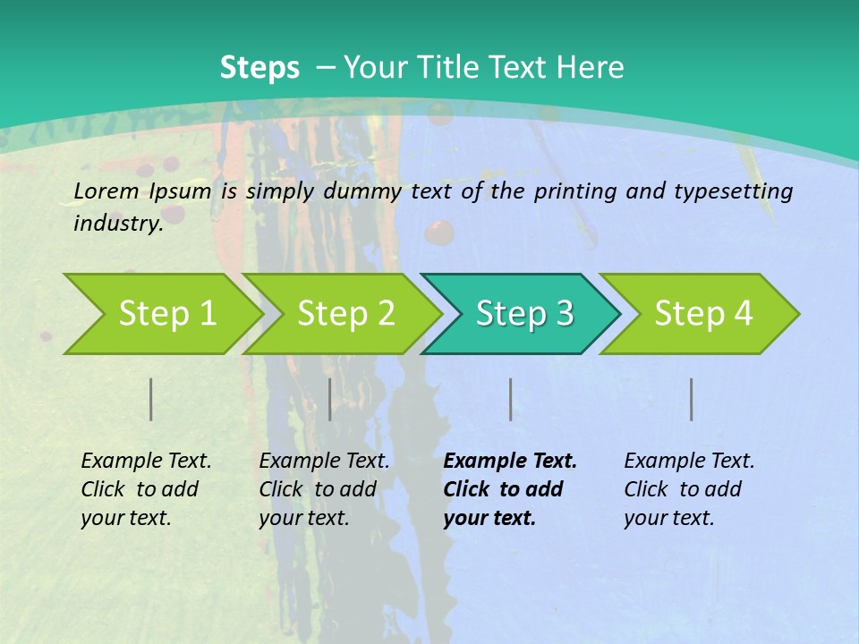 Standing Peaceful Pensioner PowerPoint Template