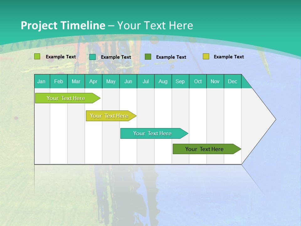 Standing Peaceful Pensioner PowerPoint Template