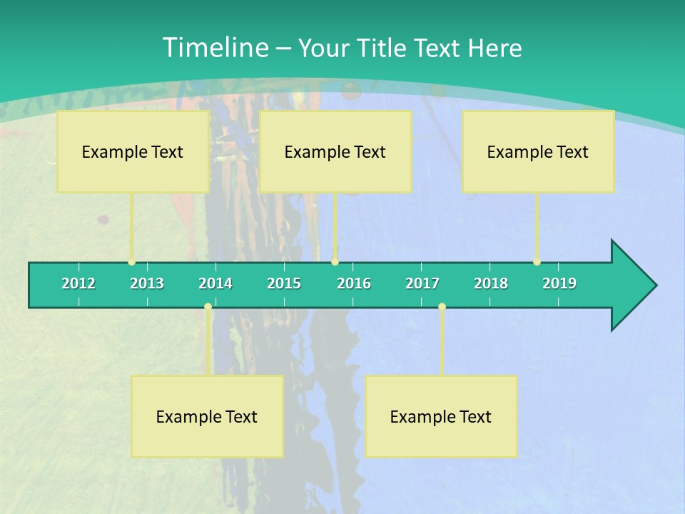 Standing Peaceful Pensioner PowerPoint Template