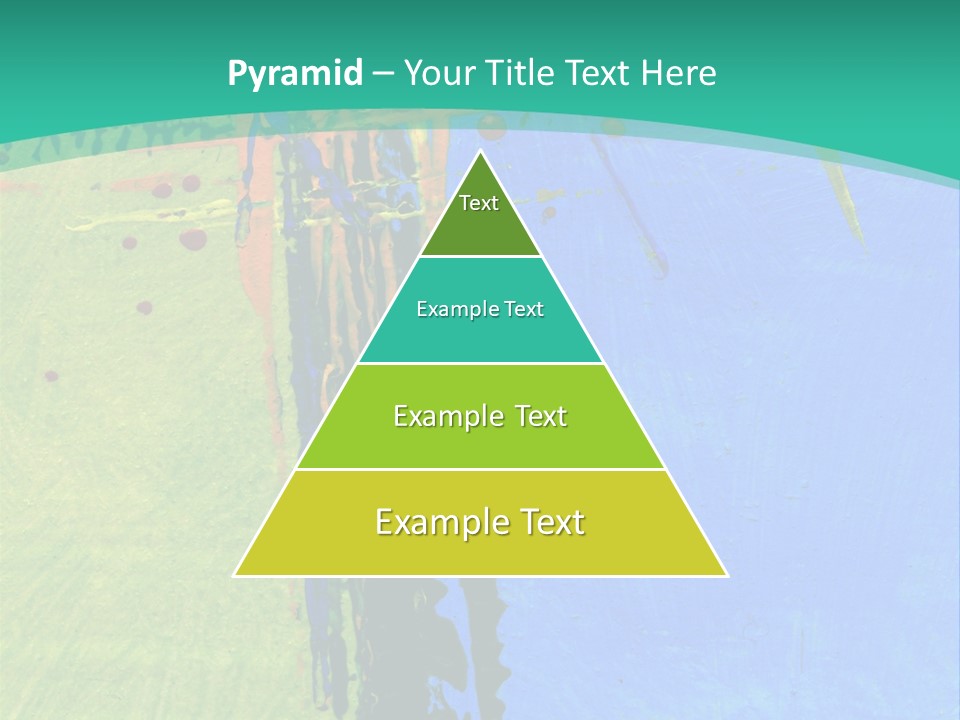 Standing Peaceful Pensioner PowerPoint Template