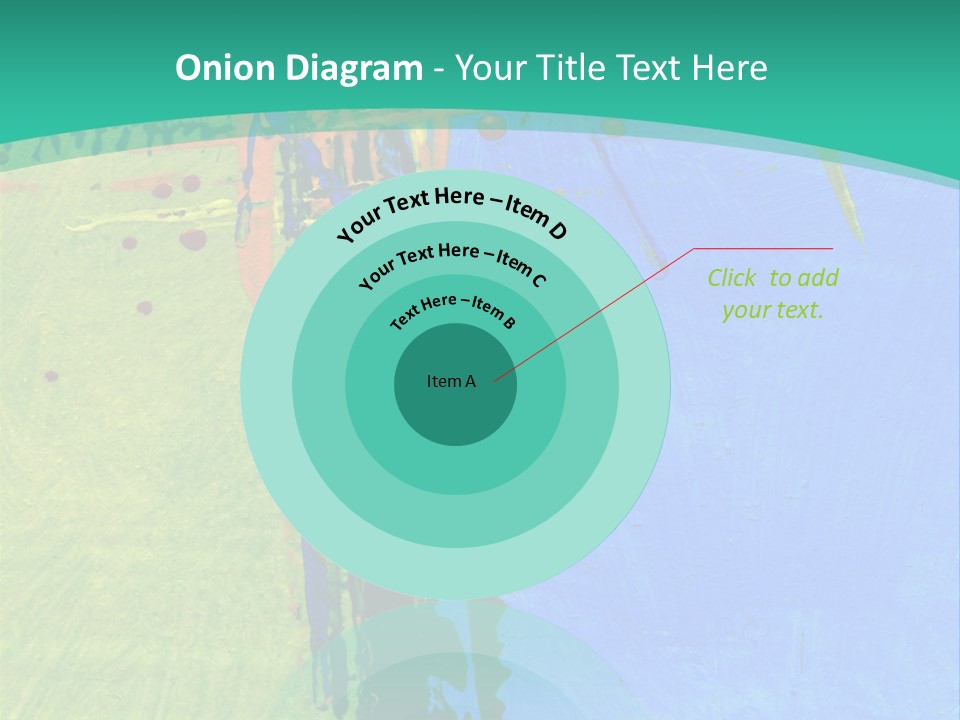 Standing Peaceful Pensioner PowerPoint Template