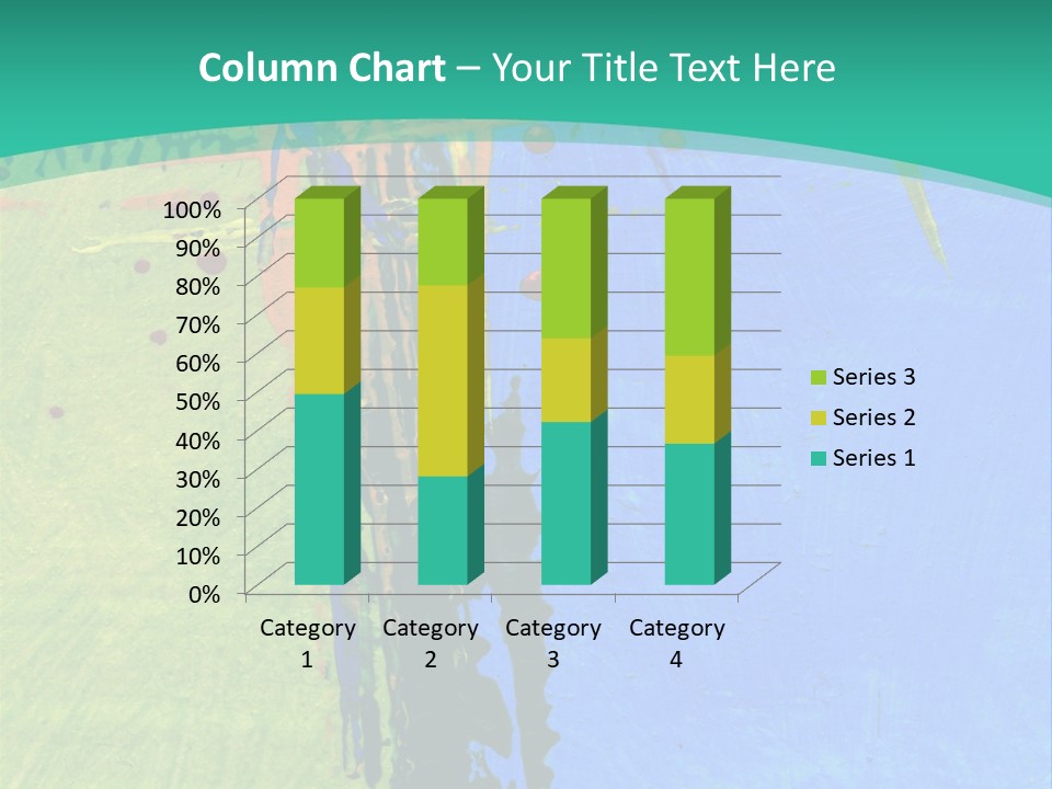 Standing Peaceful Pensioner PowerPoint Template