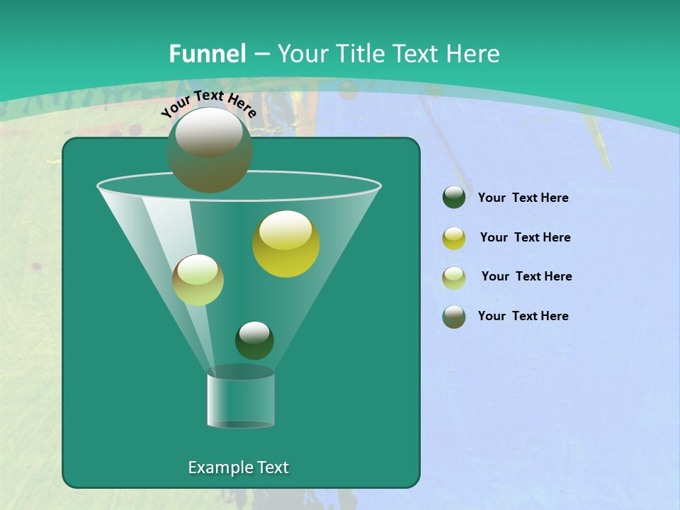 Standing Peaceful Pensioner PowerPoint Template