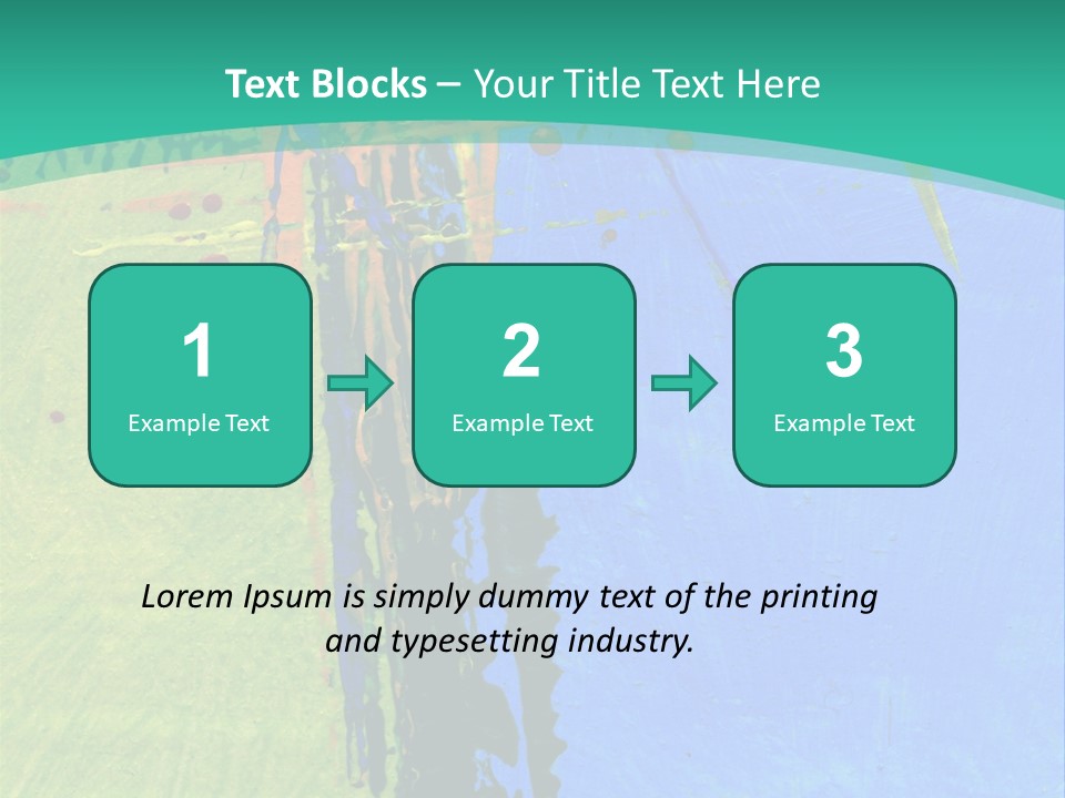 Standing Peaceful Pensioner PowerPoint Template