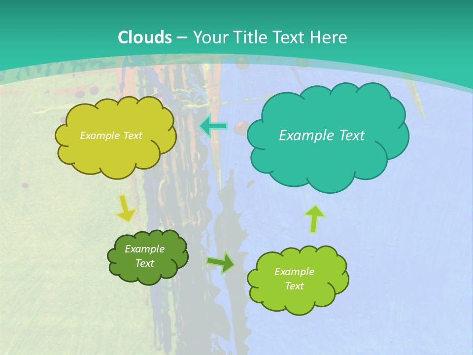 Standing Peaceful Pensioner PowerPoint Template