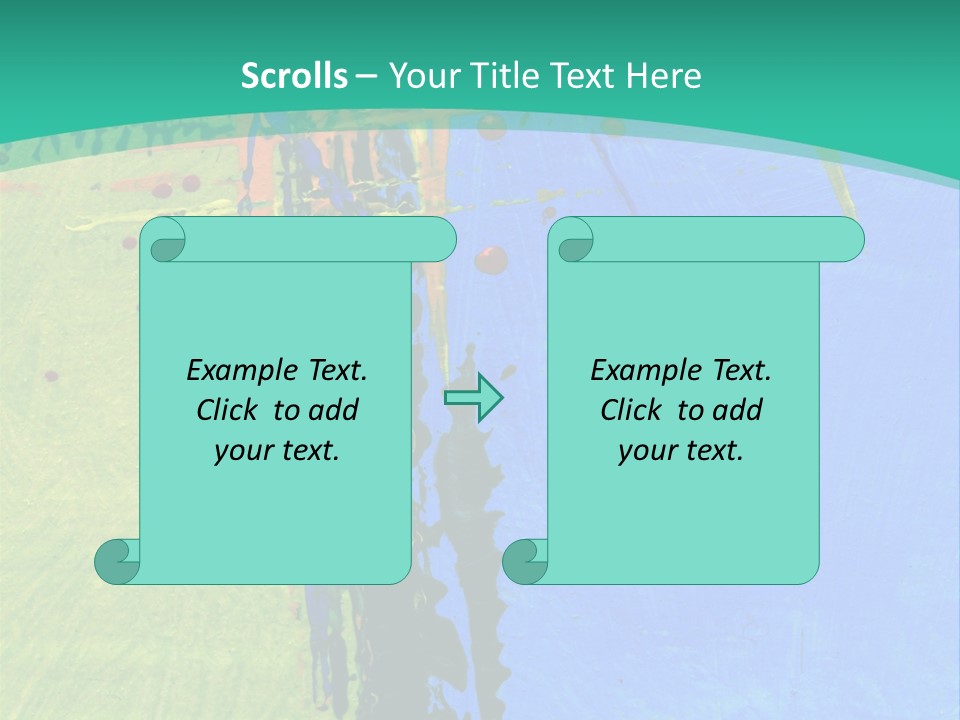 Standing Peaceful Pensioner PowerPoint Template